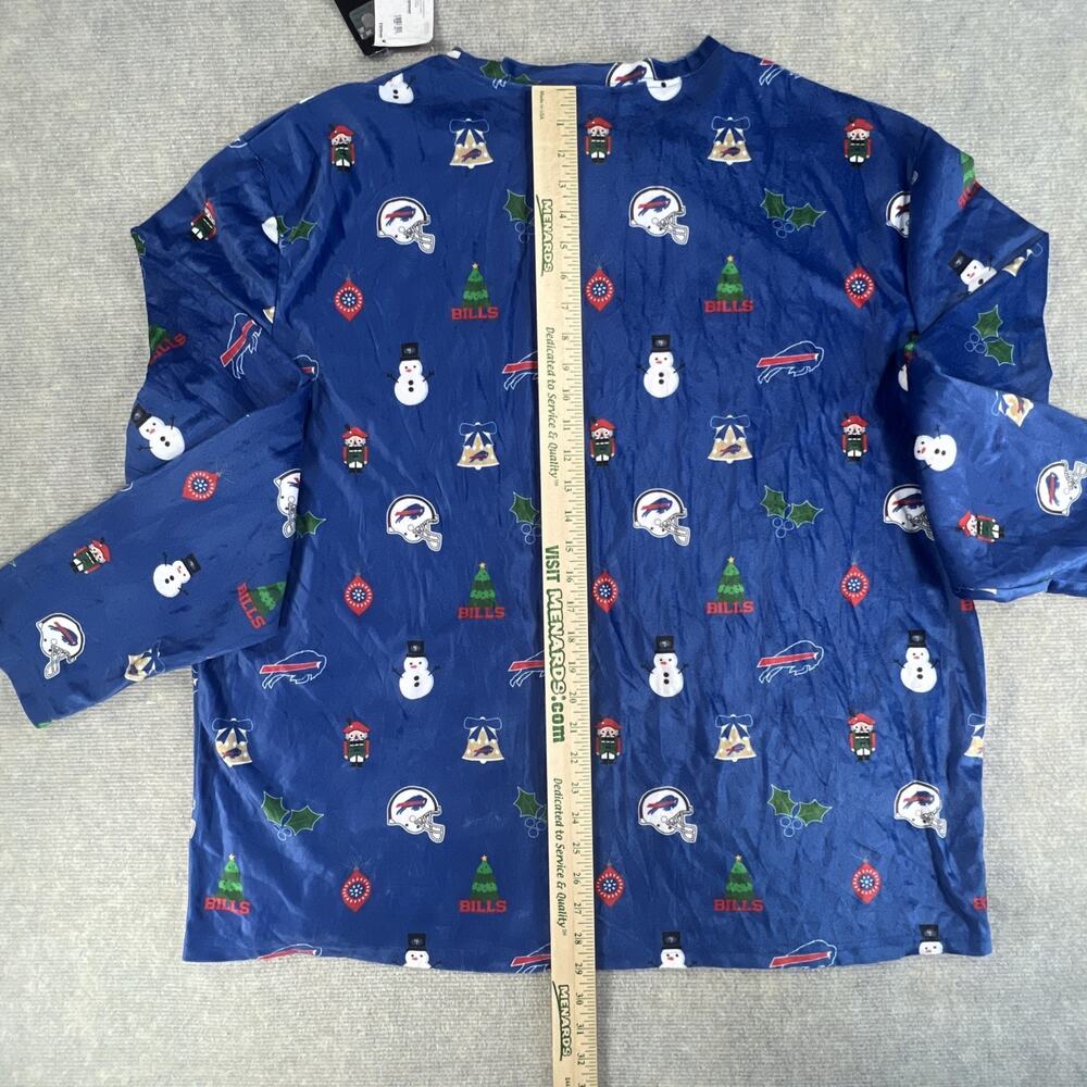 NWT Buffalo Bills NFL Christmas Long Sleeve Shirt Men’s L Holiday Team Apparel - Picture 9 of 12